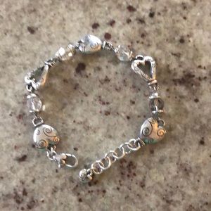 Brighton heart bracelet.